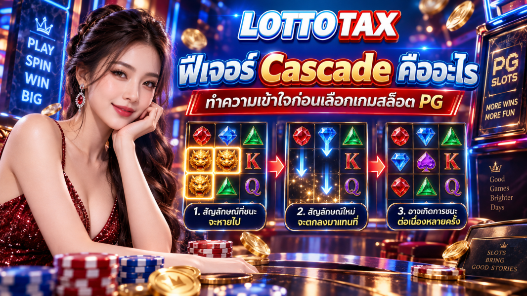 ฟีเจอร์ Cascade คืออะไร ทำความเข้าใจก่อนเลือกเกมสล็อต PG