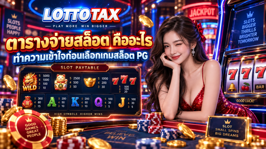 ตารางจ่ายสล็อต คืออะไร ทำความเข้าใจก่อนเลือกเกมสล็อต PG