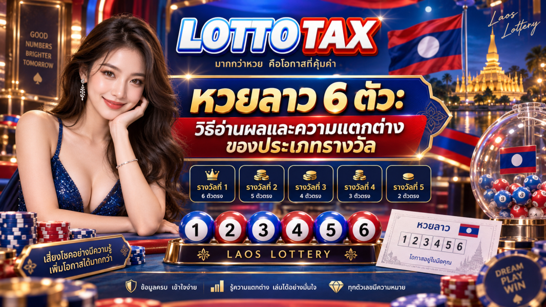 หวยลาว 6 ตัว: วิธีอ่านผลและความแตกต่างของประเภทรางวัล