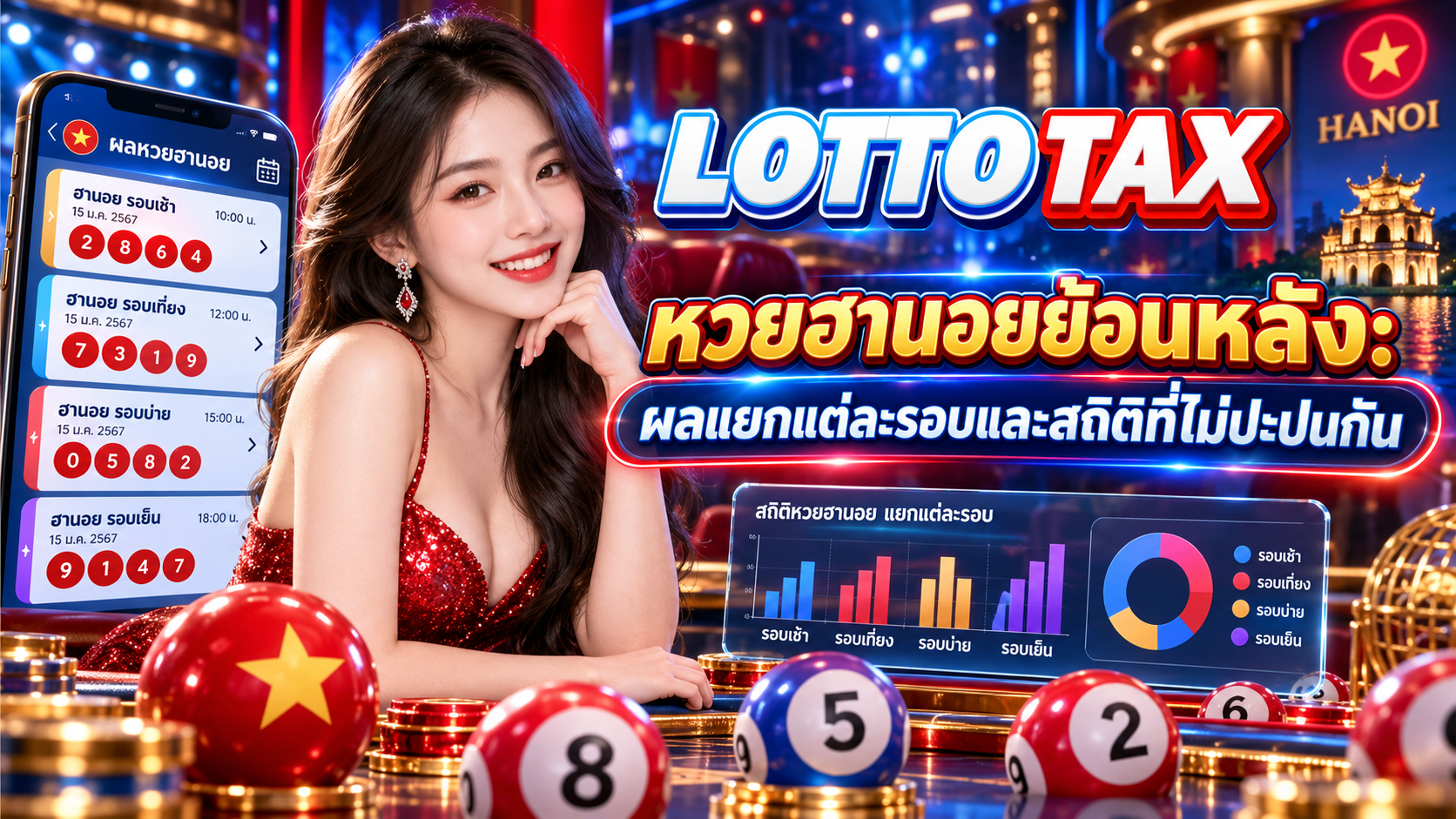 หวยฮานอยย้อนหลัง: ผลแยกแต่ละรอบและสถิติที่ไม่ปะปนกัน